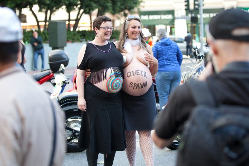 A gay pregnant couple in San Francisco