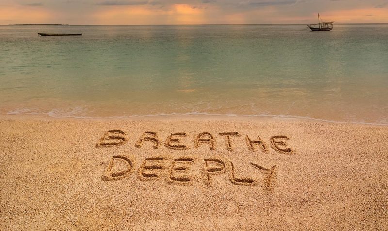 Breathing deeply can cure many of the ailments we suffer from