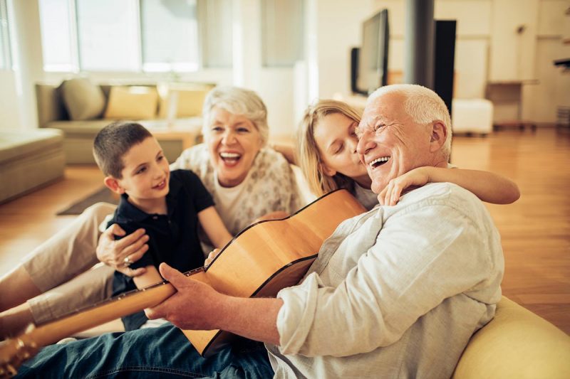 Grandparents are a huge help for raising children