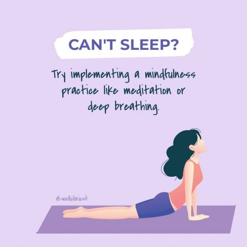 Image of a woman exercising for Well Clinic SF's blog post '5 Tips to Promote Healthy Sleep During the Pandemic'