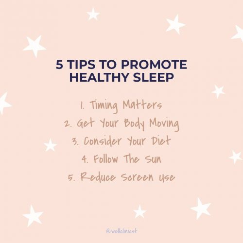 List Image of helpful tips for Well Clinic SF's blog post '5 Tips to Promote Healthy Sleep During the Pandemic'