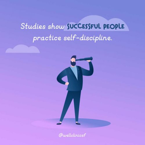 Successful people self-discipline