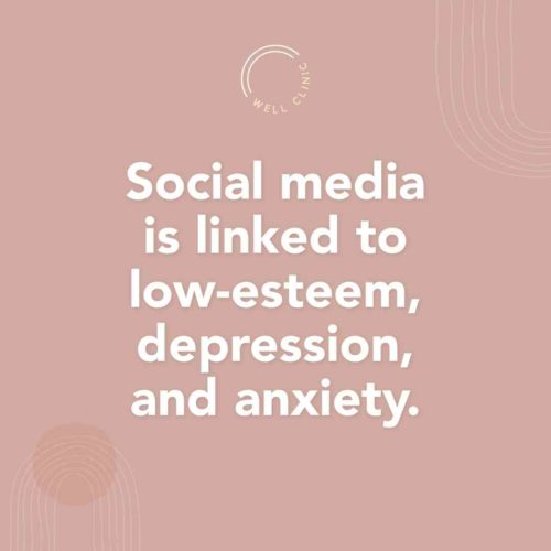 Social media low esteem