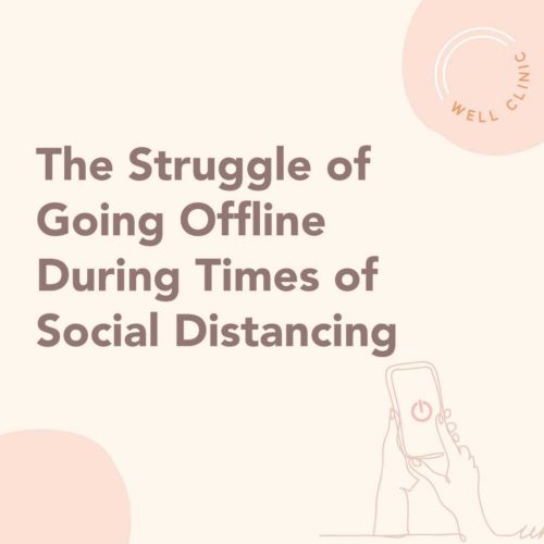 the struggle to go offline