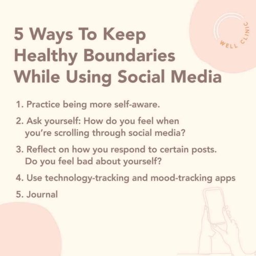 healthy boundaries for social media usage