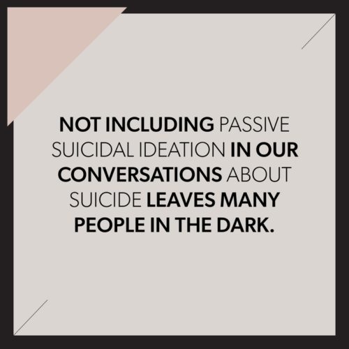 Passive Suicidal Ideation