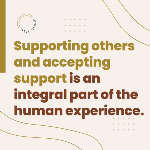 Supporting others