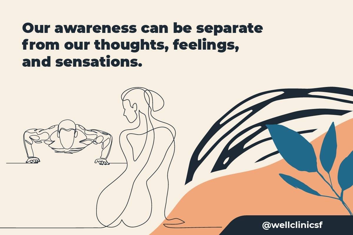 Awareness thoughts and feelings