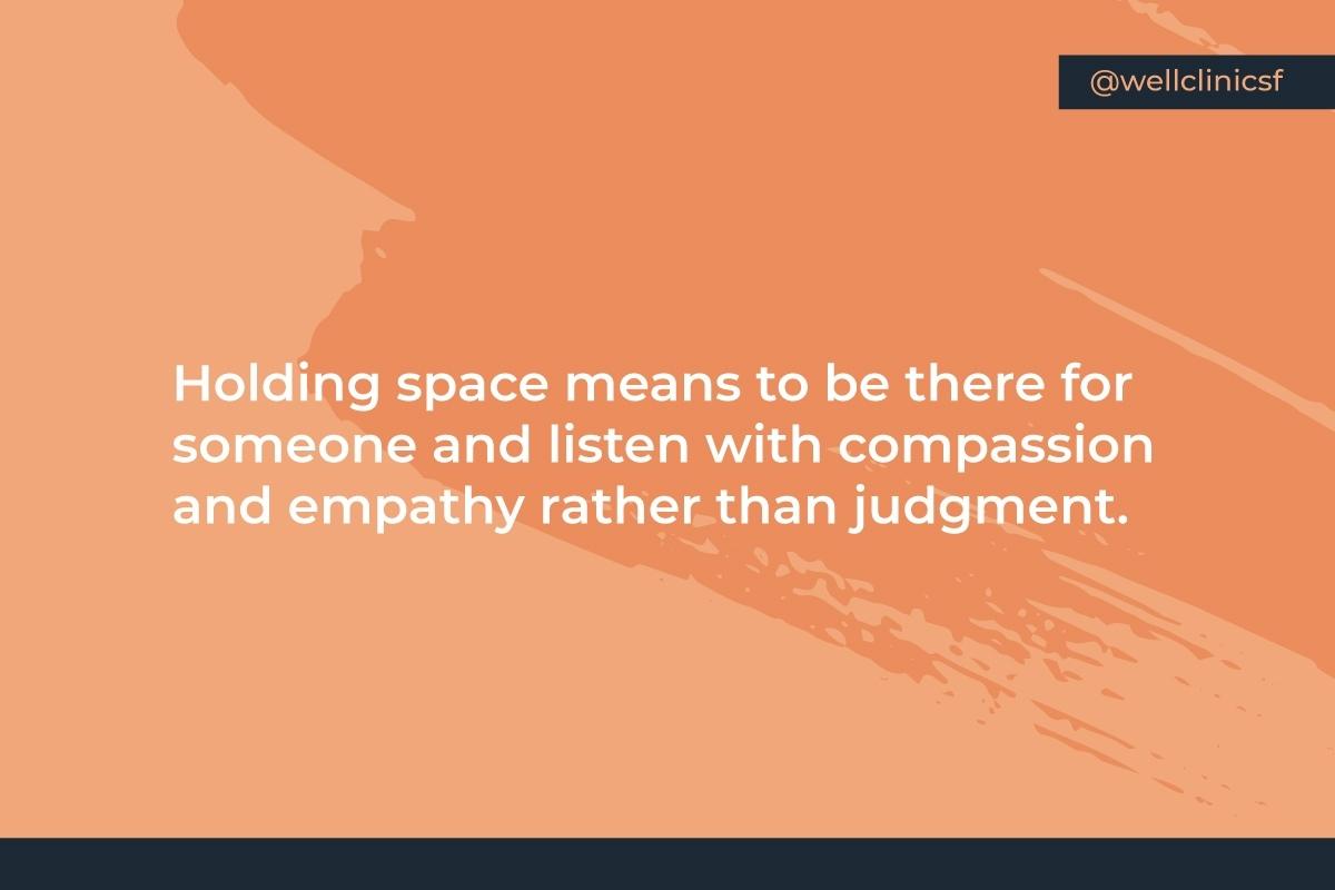 Holding Space for trans friends and family