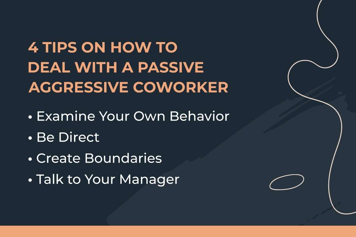 how to deal with a passive aggressive person